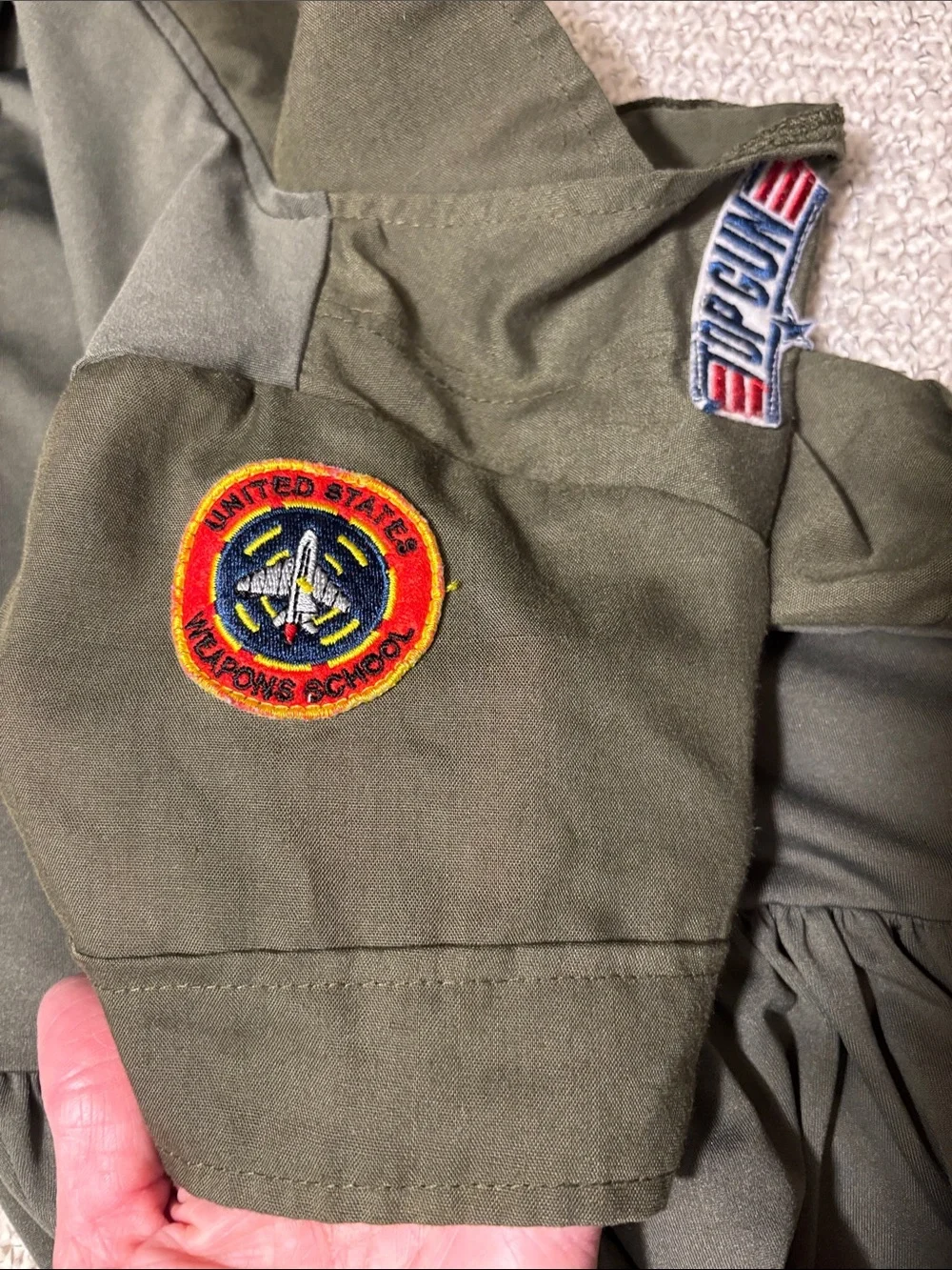 Top Gun Flight Dress Child Costume